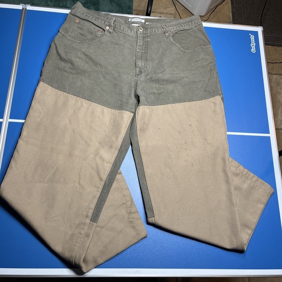 Columbia Other - VTG Columbia Mens Hunting Brush Pants Heavy Canvas Field Tan Hiking‎ Sz 40x32